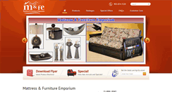 Desktop Screenshot of mattressandfurnitures.com